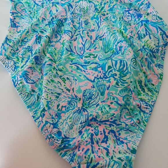 Lilly Pulitzer Brin One Piece Swimsuit Women’s Size 10 Scoop Back - Picture 7 of 9